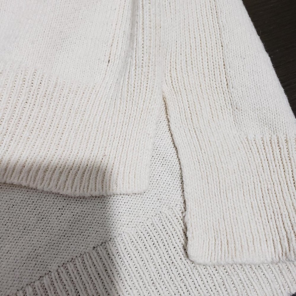 Madewell White off Sweater Cotton Blend XXS - Picture 10 of 12